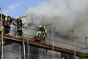 Dachstuhlbrand Koeln Poll Geislarerstr P195